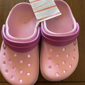 Brand new pink Crocs